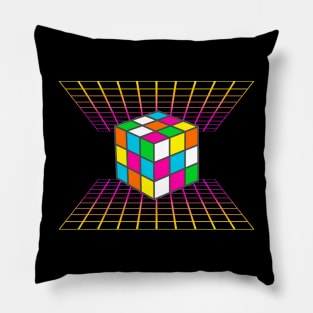 Vintage Rubik's Cube Pillow