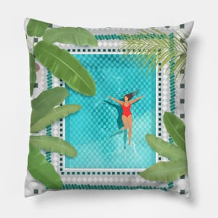 Riad Pool Ladie Pillow