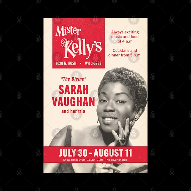 Sarah Vaughan - Live at Mister Kelly's - Chicago, IL - 1957 by info@secondtakejazzart.com