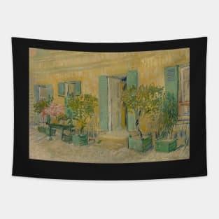 Exterior of a Restaurant in Asnières Tapestry