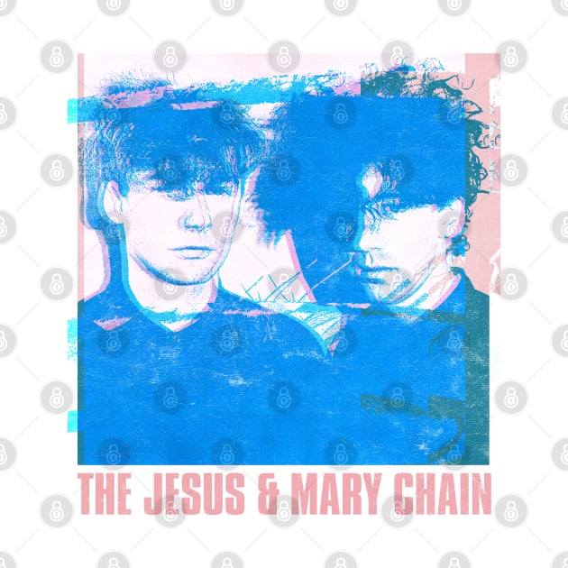 The Jesus & Mary Chain - - - Glitch Style Fan Art by unknown_pleasures