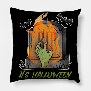 It's Halloween Back From The Dead Design Pillow