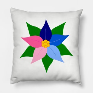 Pride Poinsettia Pillow