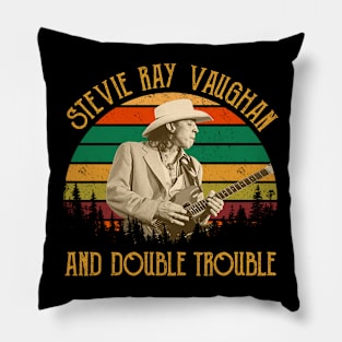 Stevie Ray Vaughan Vintage Pillow