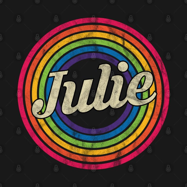 Julie - Retro Rainbow Faded-Style by MaydenArt