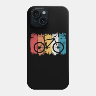 Mountain biking retro style gift Phone Case