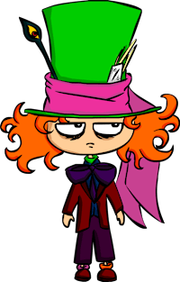 The Mad Hatter Magnet