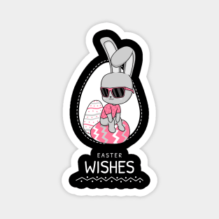 Easter Bunny Wishes Magnet