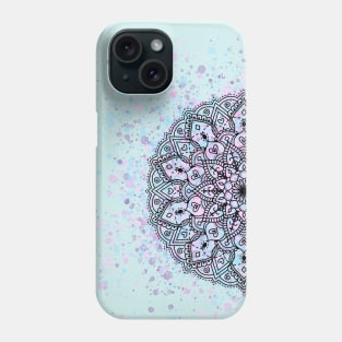 Pastel Mandala Print Phone Case