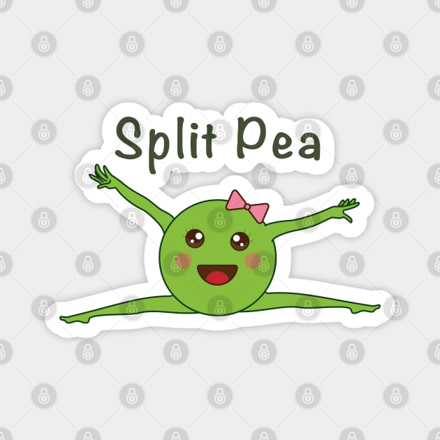 Split Pea Magnet by chyneyee