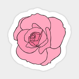 Pink rose Magnet