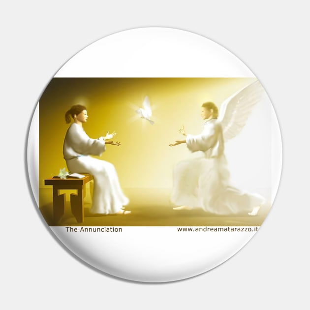 The Annunciation Pin by Andrea Matarazzo