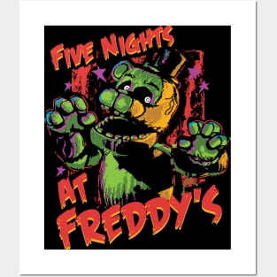 five nights at freddys ultimate custom night  Art Print for Sale