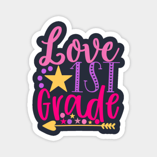 Love First Grade Magnet