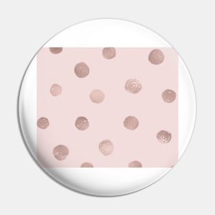 Blush dotty - en rose gold Pin