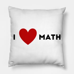 I Heart Math Pillow