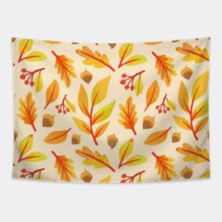 Autumn Beautiful leaves pattern Tapestry