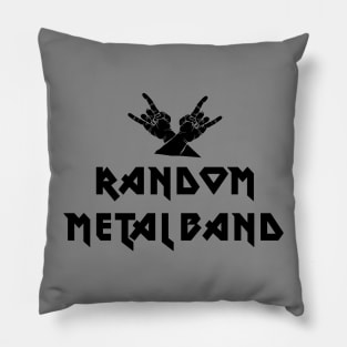 Random Metal Band Pillow