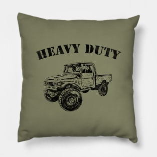 DISTRESSED JEEP T SHIRT Pillow