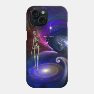 Skeletal Figures in Cosmos Phone Case