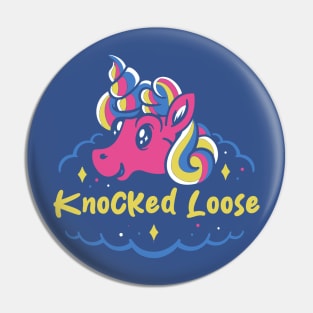 loose and the unicorn Pin