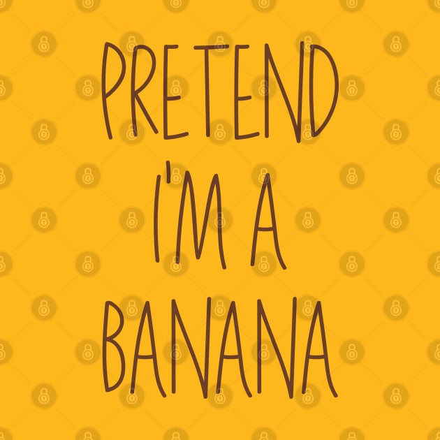 Easy Lazy Halloween Costume Pretend I'm a Banana by Krishnansh W.