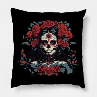 santa muerte Pillow