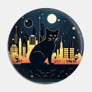 Cat Pet Animal Beauty Nature City Discovery Pin