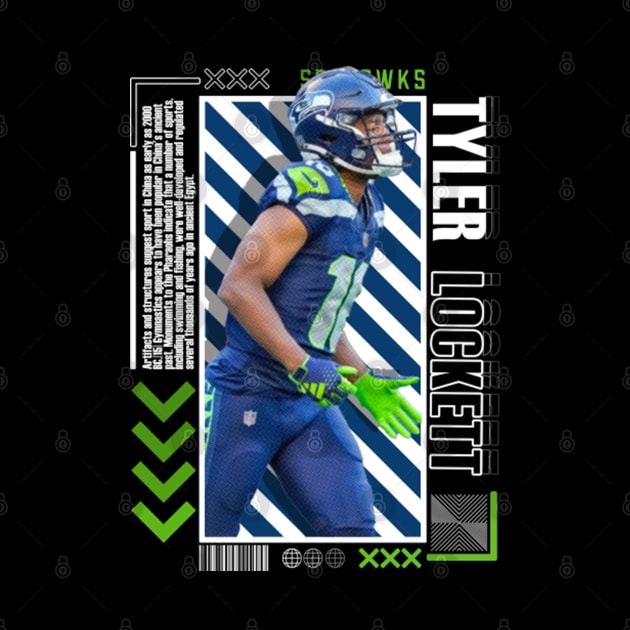 Tyler Lockett Paper Poster Version 10 by art.Hamdan