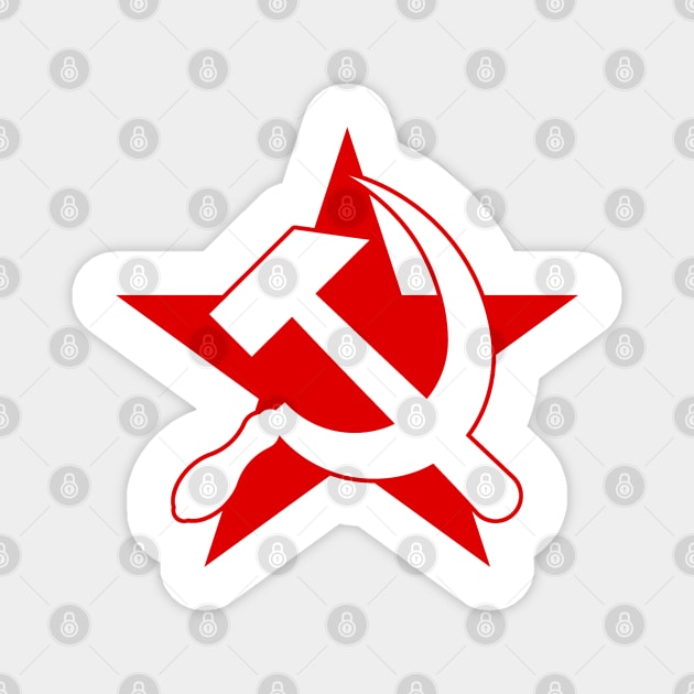 Hammer and Sickle and Soviet Star Magnet by KulakPosting