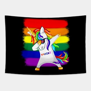 Horse Unicron Rainbow LGPT Pride Costume Gift Tapestry