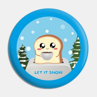 let it snow snowball Pin