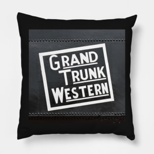 Grand Trunk Western Logo Pillow