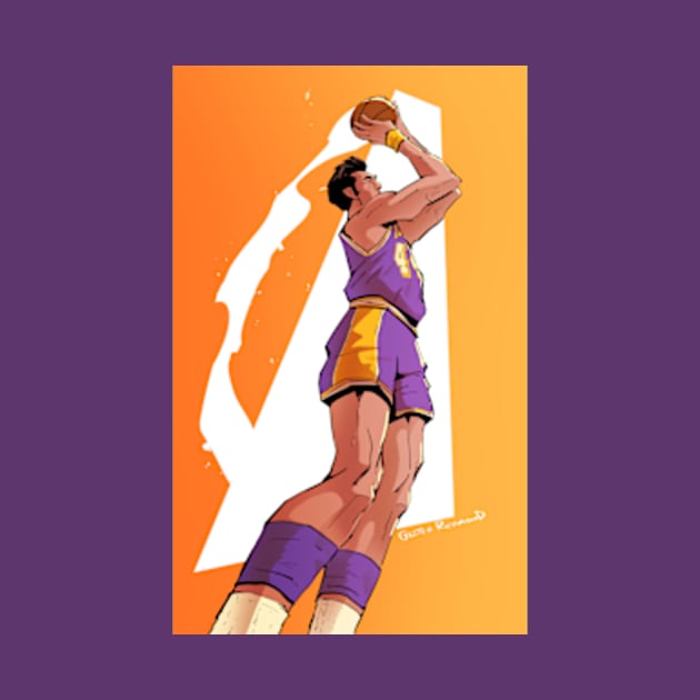 Jerry West by glitchrichmond