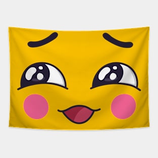 kawaii cute kawaii expressions Tapestry