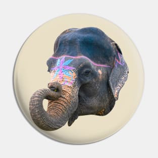 Elephant Salute Pin