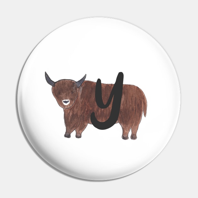 Y is for Yak Pin by littlebigbit