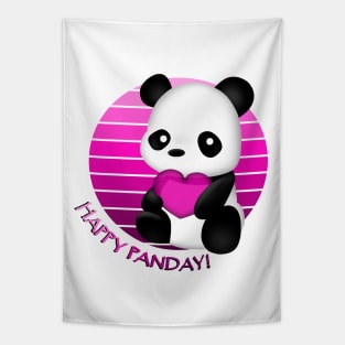 Panda - Happy Panday! Tapestry