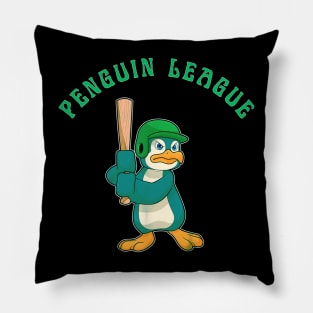 Penguin baseball league Pillow