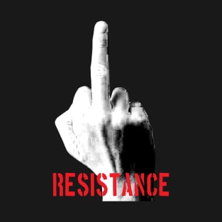 Resistance Middle Finger T-Shirt