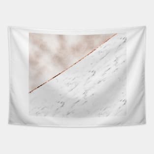 Monaco rose gold marble Tapestry