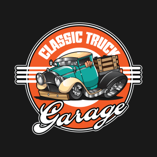 Classic Truck Garage Graphic T-Shirt