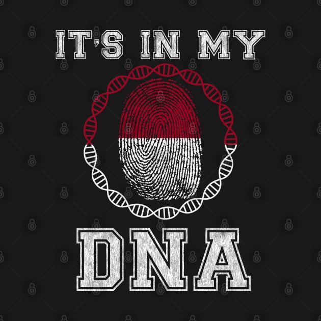 Indonesia  It's In My DNA - Gift for Indonesian From Indonesia by Country Flags