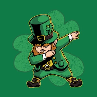 Dabechaun Leprechaun Dabbing St Patricks Day Green Shirt II T-Shirt