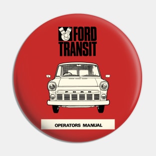 FORD TRANSIT - operators manual Pin