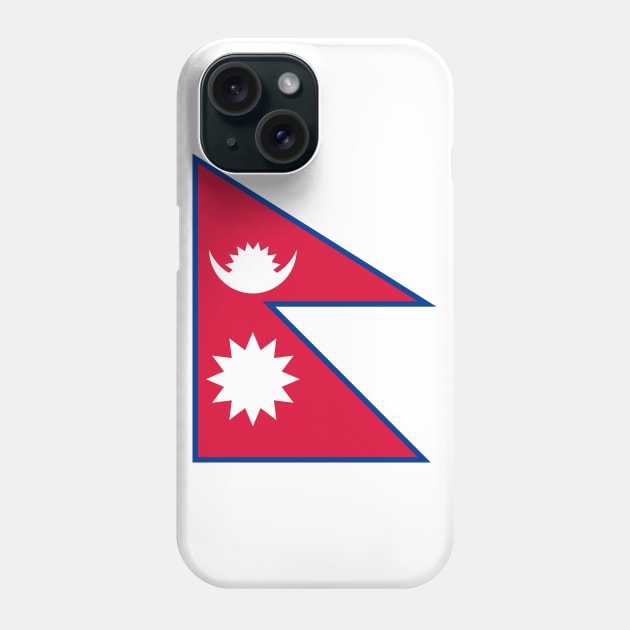 Flag of Nepal Phone Case by COUNTRY FLAGS