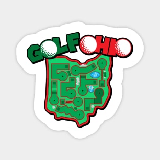 Golf Ohio Magnet