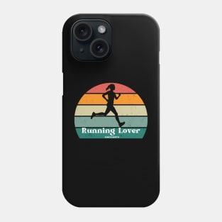 Sunset Sprint Runner Tee - Born to Run Phone Case