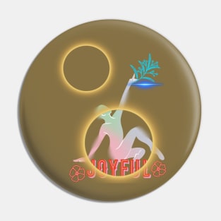 joyful t shirt Pin