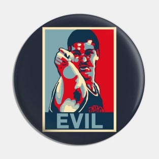 Bill Laimbeer Evil Obama Hope Large Print Pin